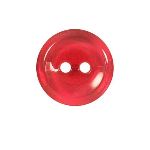 Bouton transparent Ø22mm 2 trous