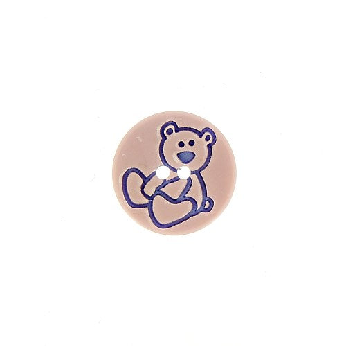 Bouton 2 Trous, Ours : 15 mm