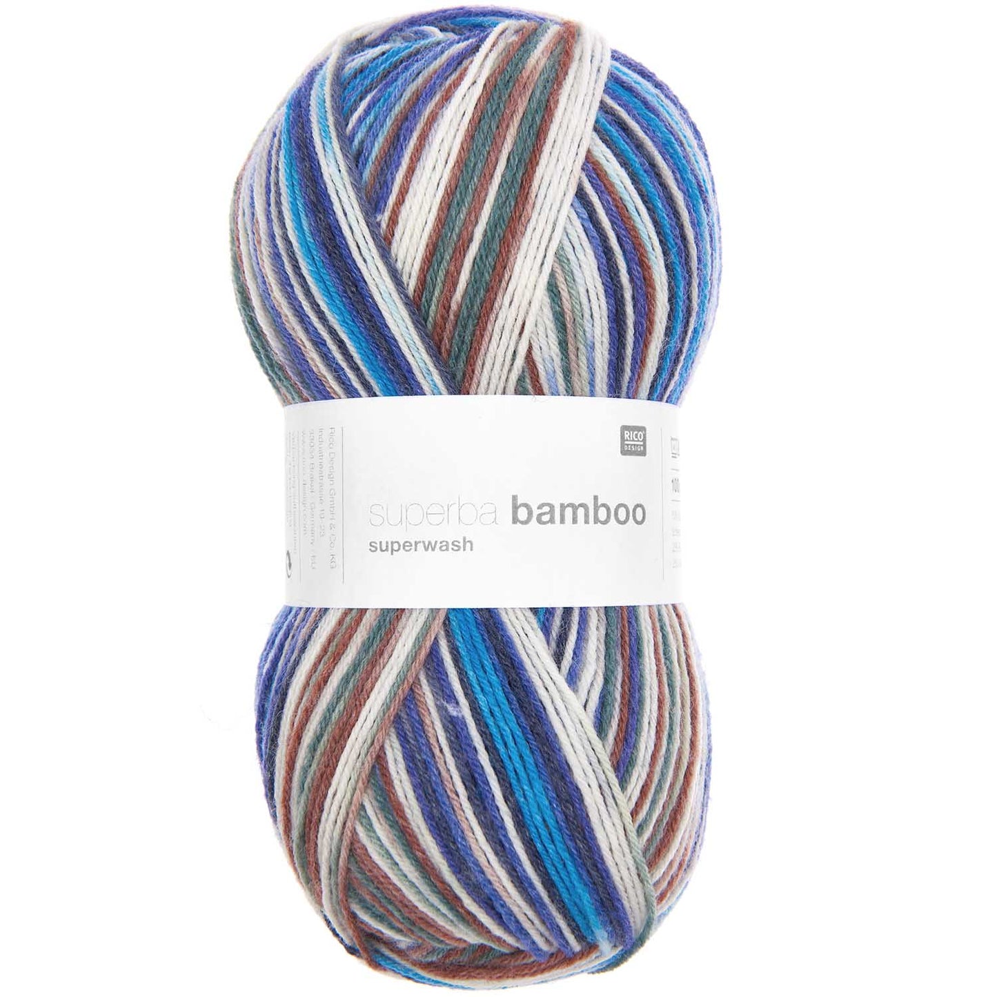 Superba Bamboo 4 fils brun-pétrole