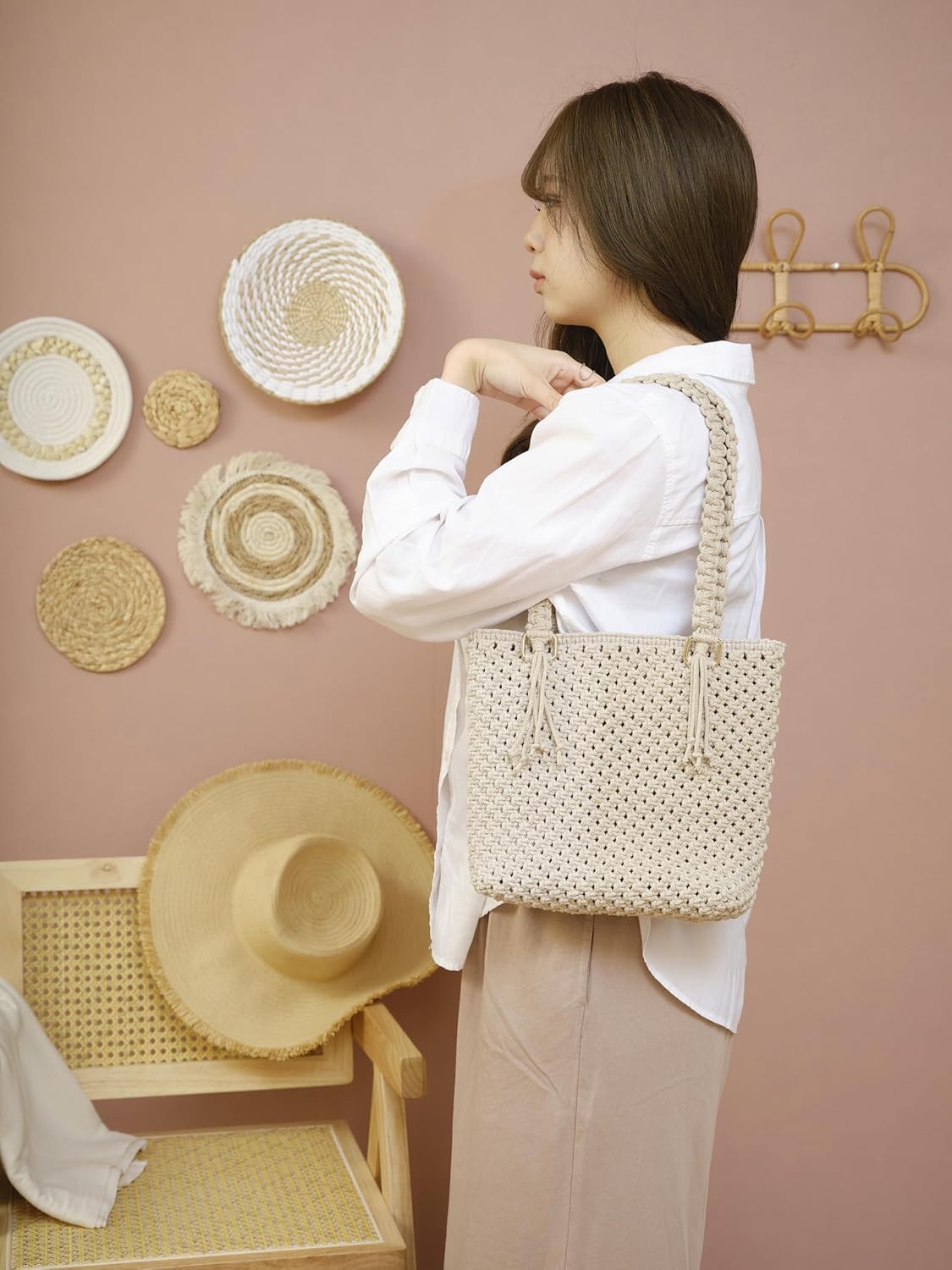 20 sacs & accessoires en macramé