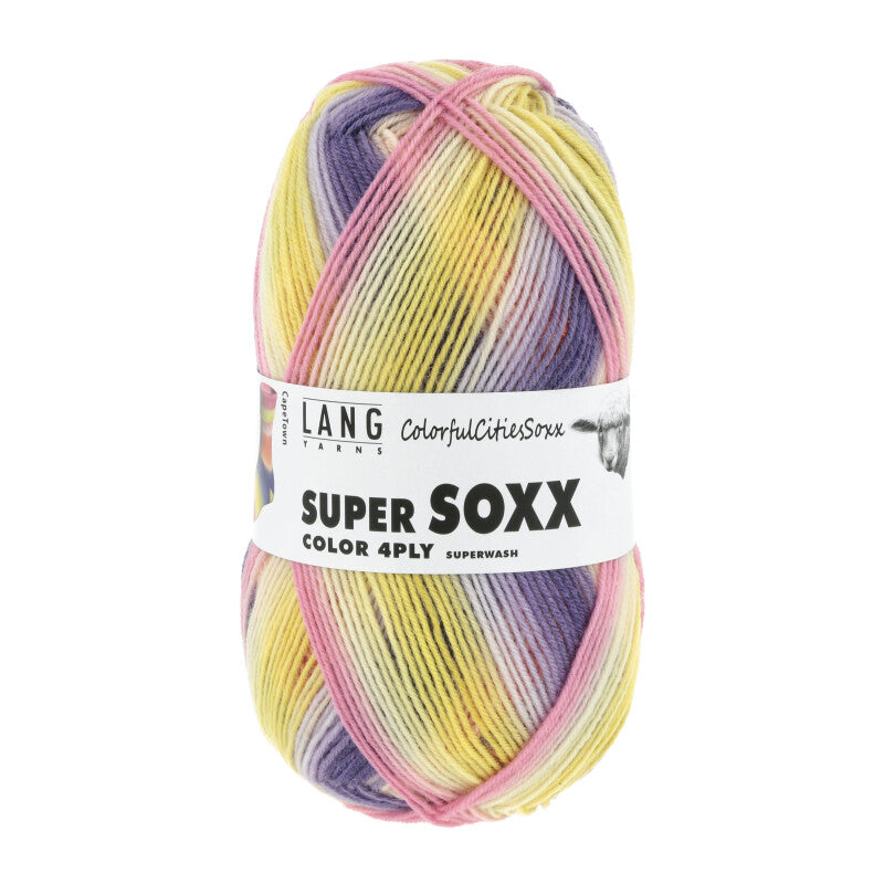 Lang Yarns Super Soxx Color 4-ply – Fil à chaussettes doux et résistant