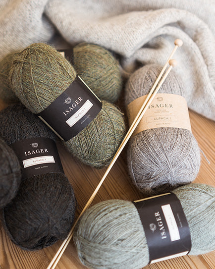 Isager Alpaca 1 – Fil lace ultra doux et léger