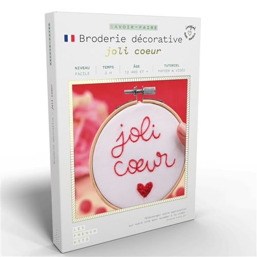 Broderie Décorative - Joli Coeur