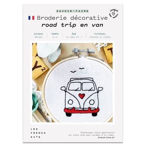 Broderie Décorative - Road trip en van