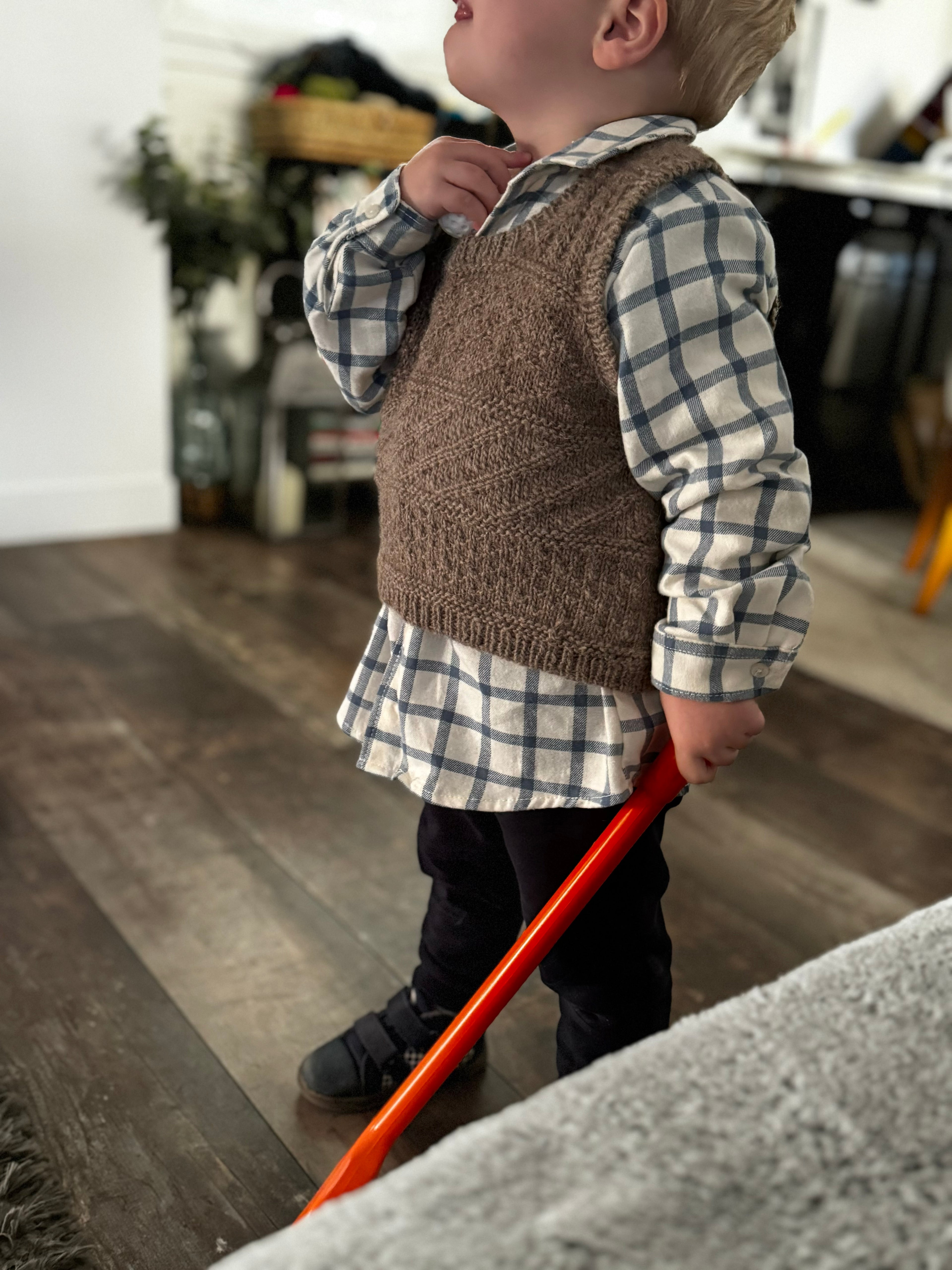 Kit de tricot Storm Slipover Junior - PetiteKnit