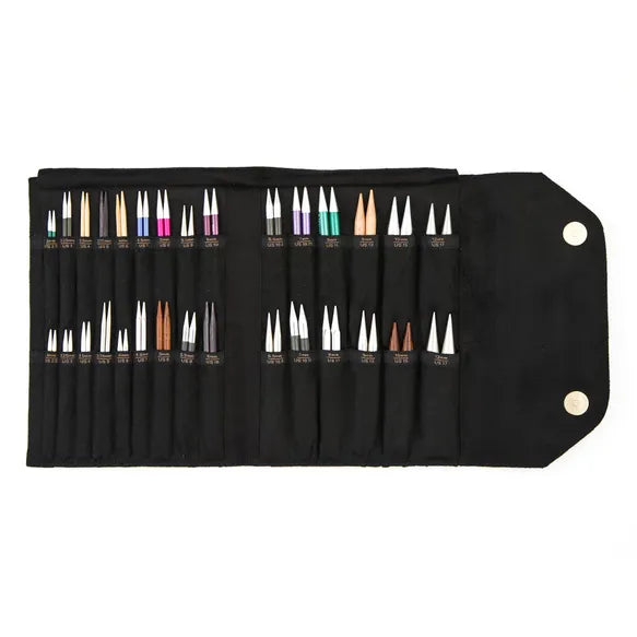 Étui KnitPro pour pointes interchangeables – Rangement compact et élégant