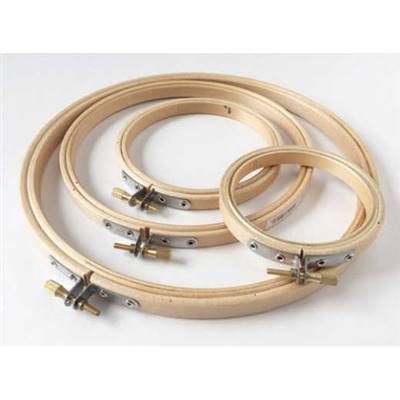 Tambour à broder en bois