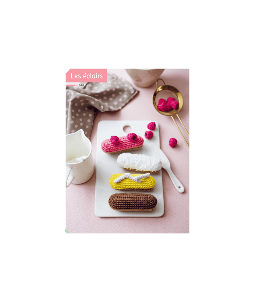 Adorable pâtisseries - Atelier Crochet
