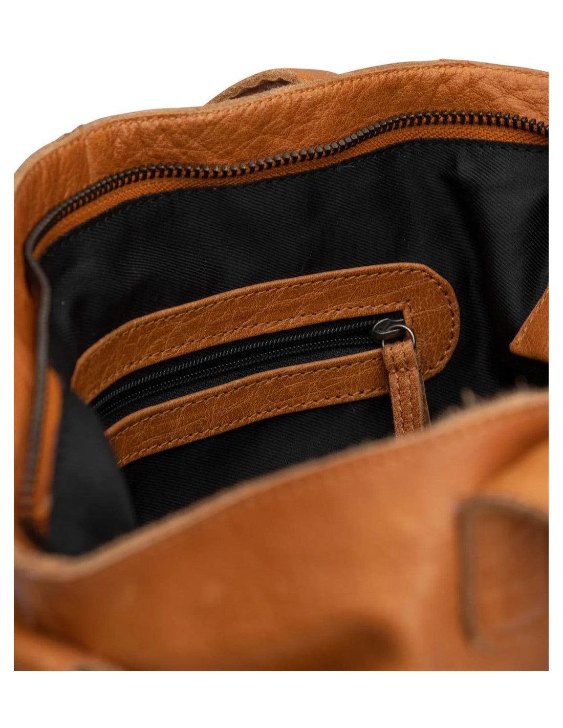 Sac à projets tricot Muud Arendal Whisky – Cuir véritable