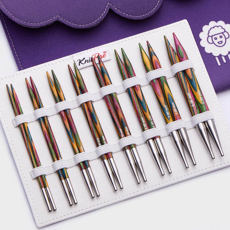 Kit complet d’aiguilles circulaires interchangeables Knit Pro Symfonie