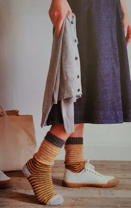 Je tricote des chaussettes confortables et tendances