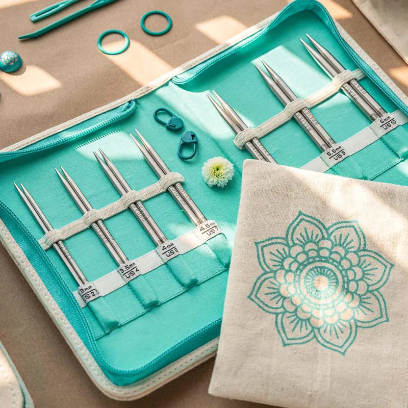 KnitPro The Mindful Collection – Kindness Set – Aiguilles interchangeables 10 cm + accessoires