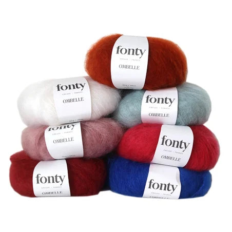 Ombelle de Fonty – Mohair vaporeux & laine naturelle