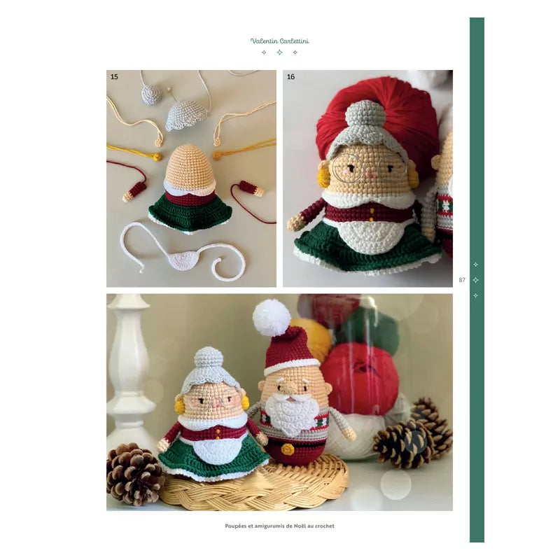 POUPEES ET AMIGURUMIS DE NOEL AU CROCHET