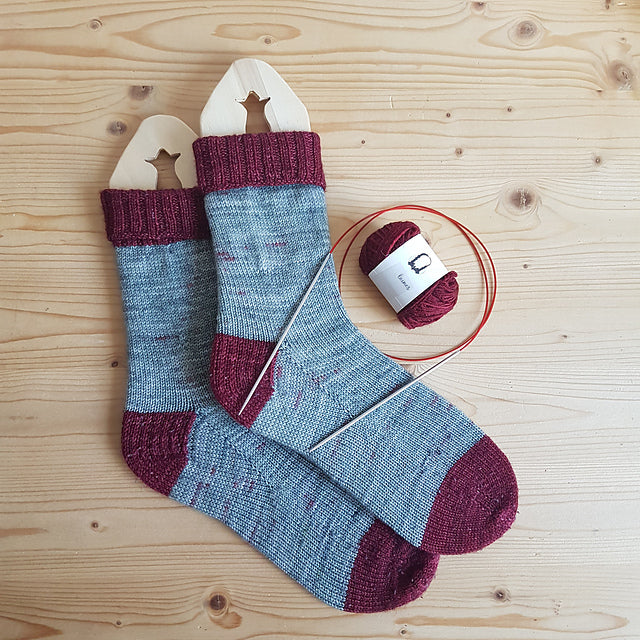 Atelier Tricot "Mes premières chaussettes en Cuff Down"