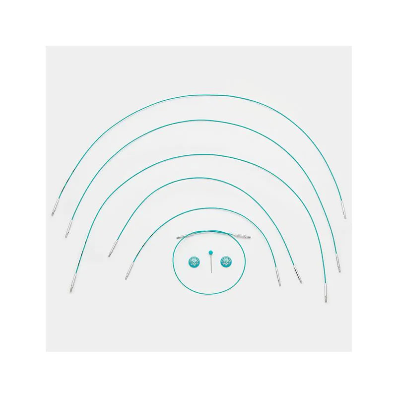 Câbles Pivotant 360° interchangeables pour aiguilles circulaires "the Mindfull Collection" - Knitpro