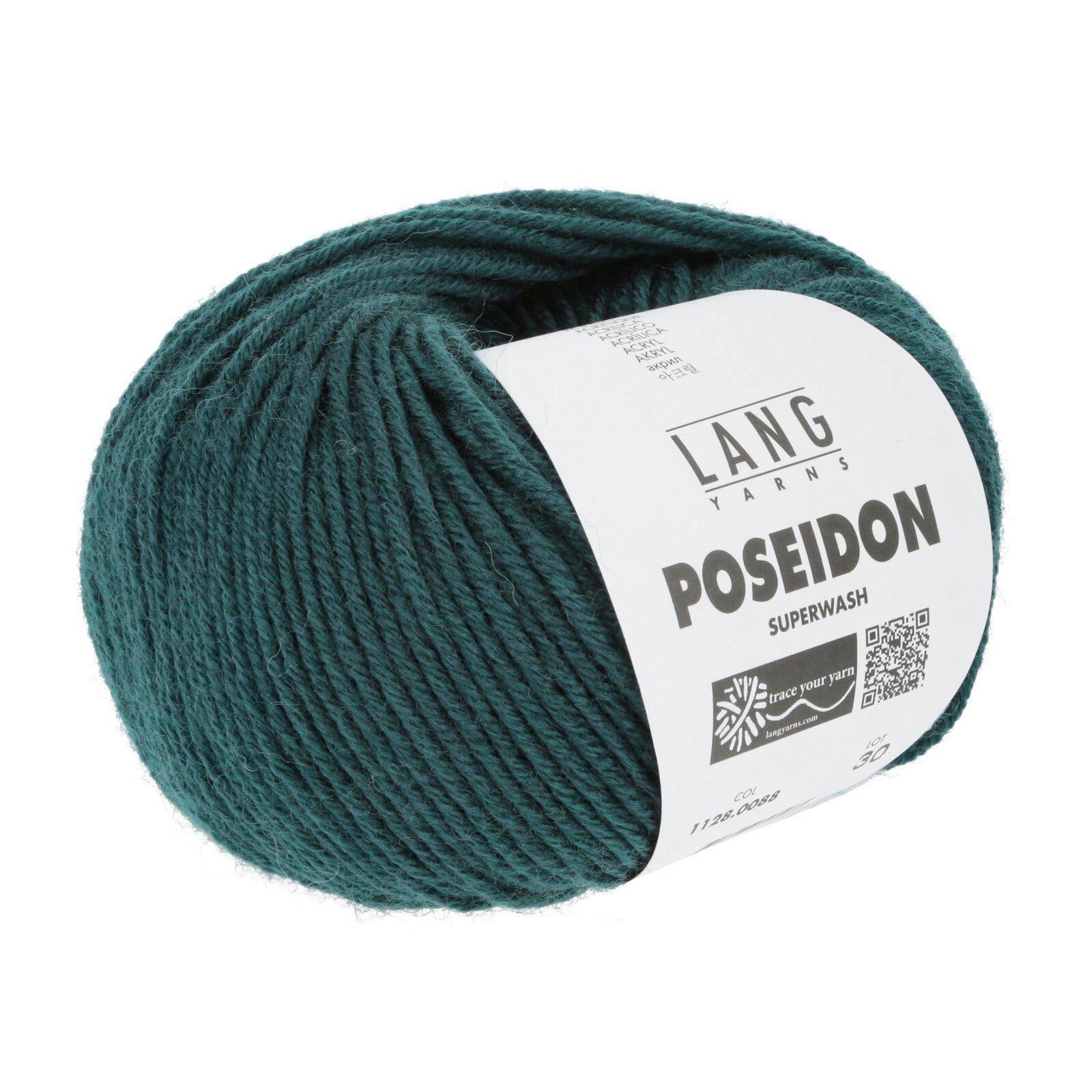 Poseidon Lang Yarns fil laine superwash solide et polyvalent