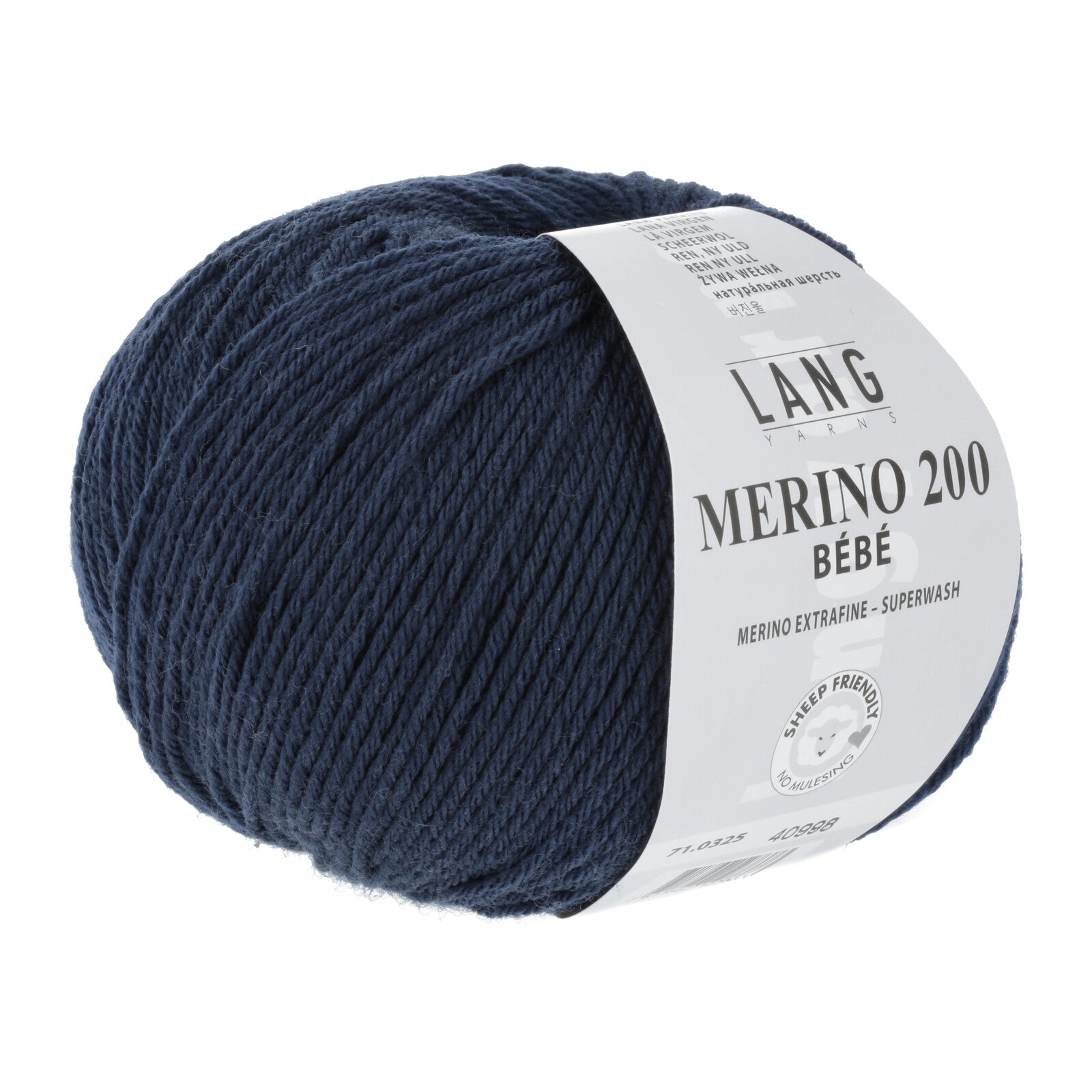 Merino 200 Bébé Lang Yarns – 100% Laine mérinos superwash