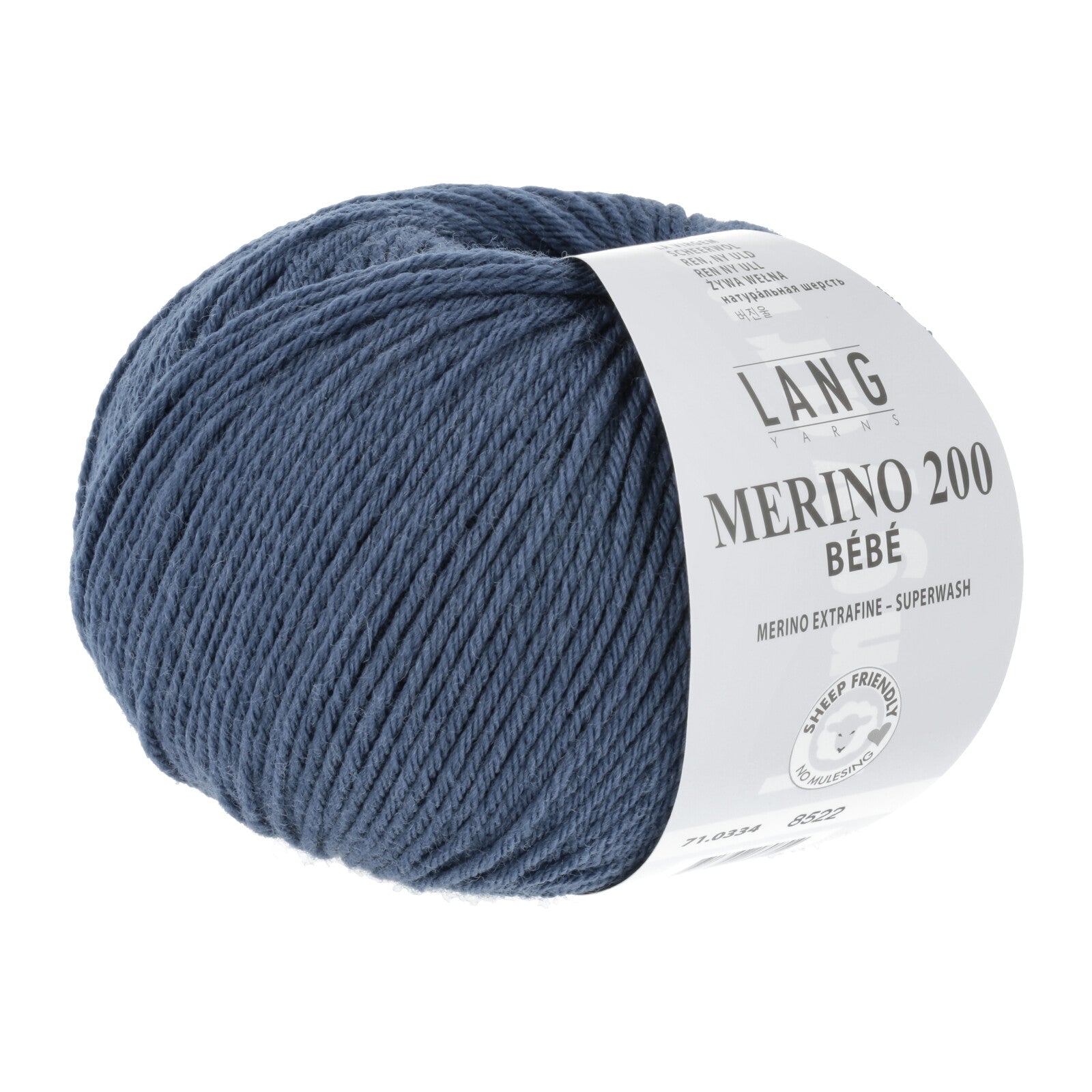 Merino 200 Bébé Lang Yarns – 100% Laine mérinos superwash