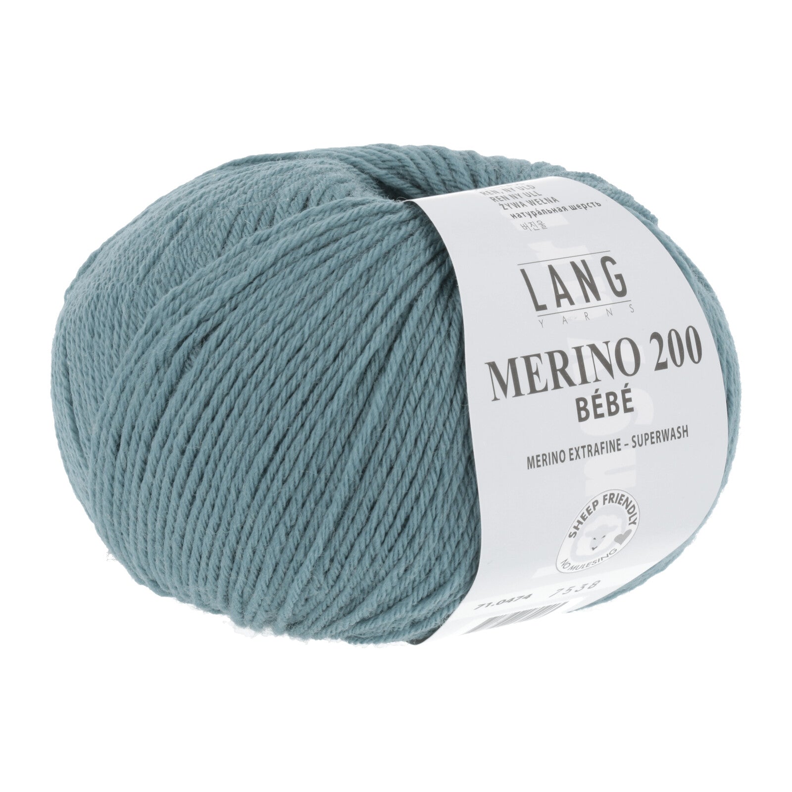 Merino 200 Bébé Lang Yarns – 100% Laine mérinos superwash