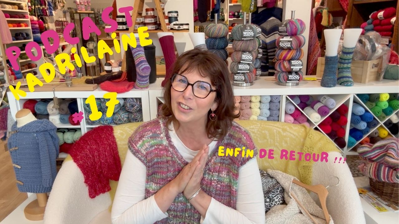 Podcast #17 : Retour, nouveautés laines et projet crochet