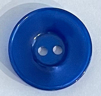 Petits boutons bleus Ø20,5mm 2 trous - Card 121B Polyester - Sandra B