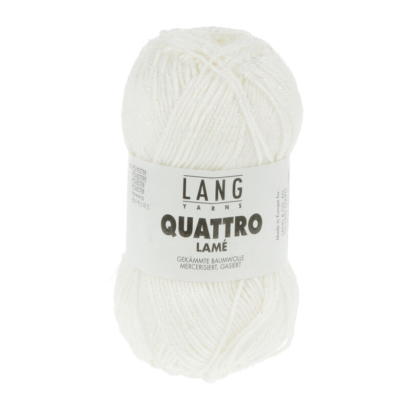Quattro Lamé Lang Yarns – Fil coton mercerisé brillant