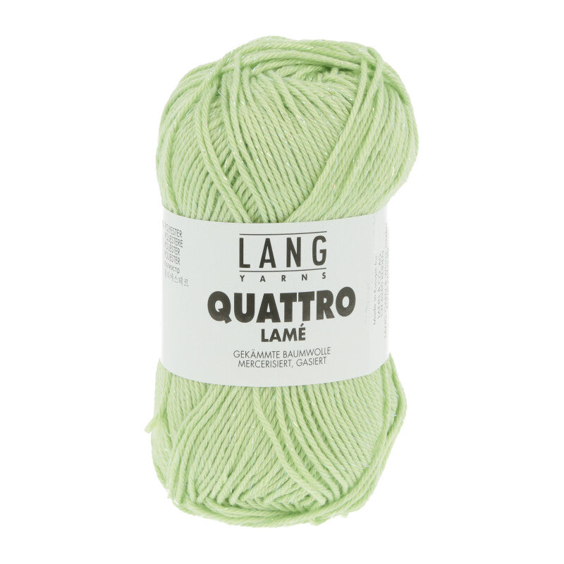 Quattro Lamé Lang Yarns – Fil coton mercerisé brillant