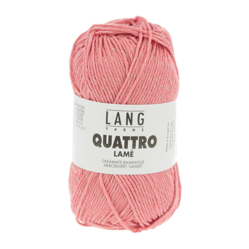 Quattro Lamé Lang Yarns – Fil coton mercerisé brillant