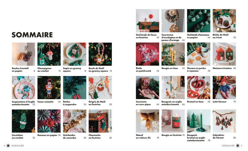 Ma décoration de Noël  – 30 projets créatifs faciles pour un Noël magique et personnalisé