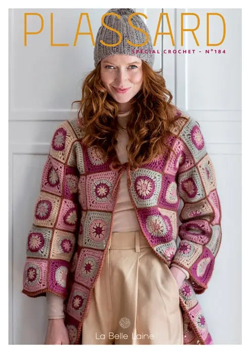Catalogue Plassard - Spécial Crochet n° 184 - LA BELLE LAINE