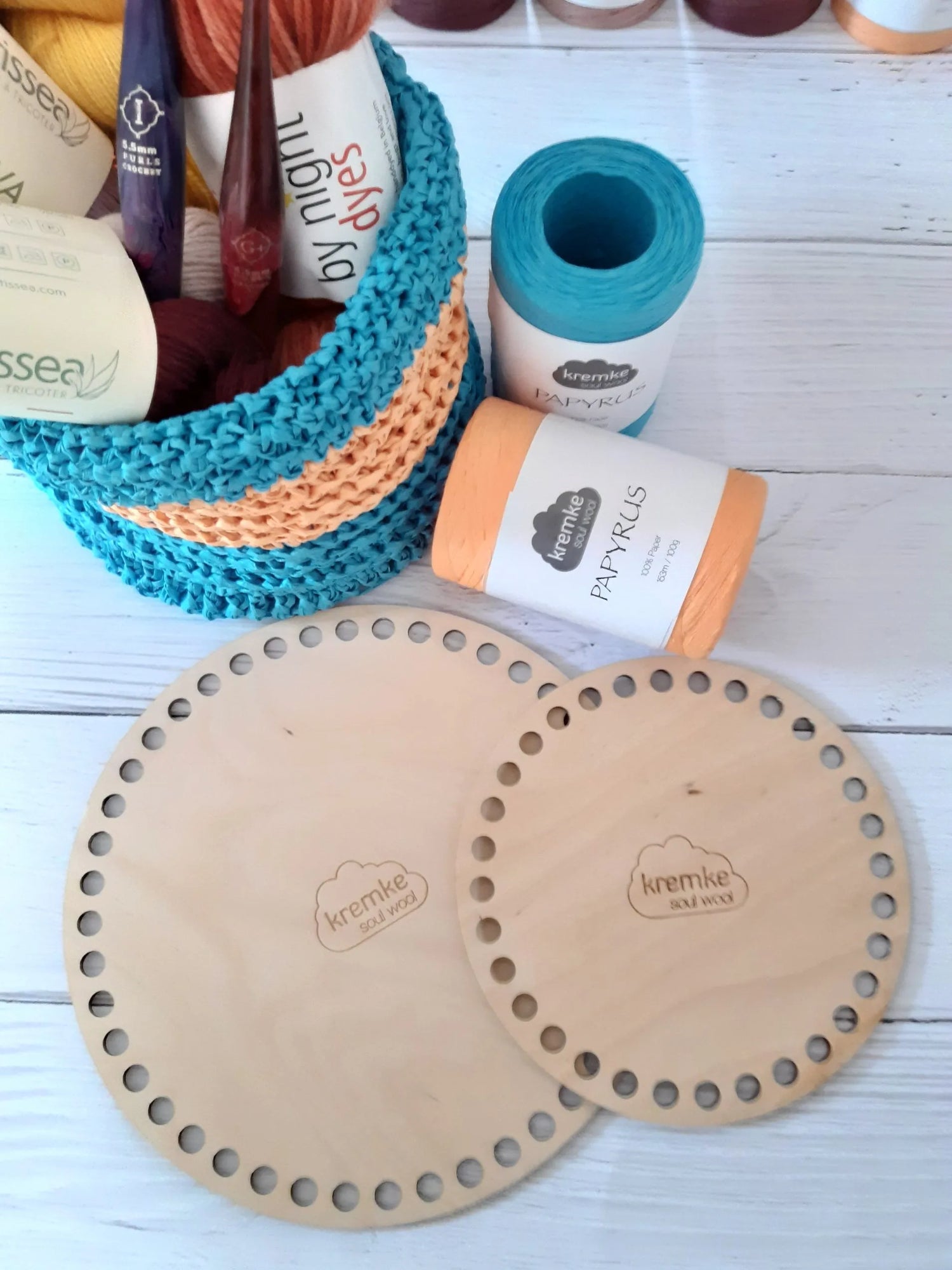 Fond de sac en bois - Kremke Soul wool