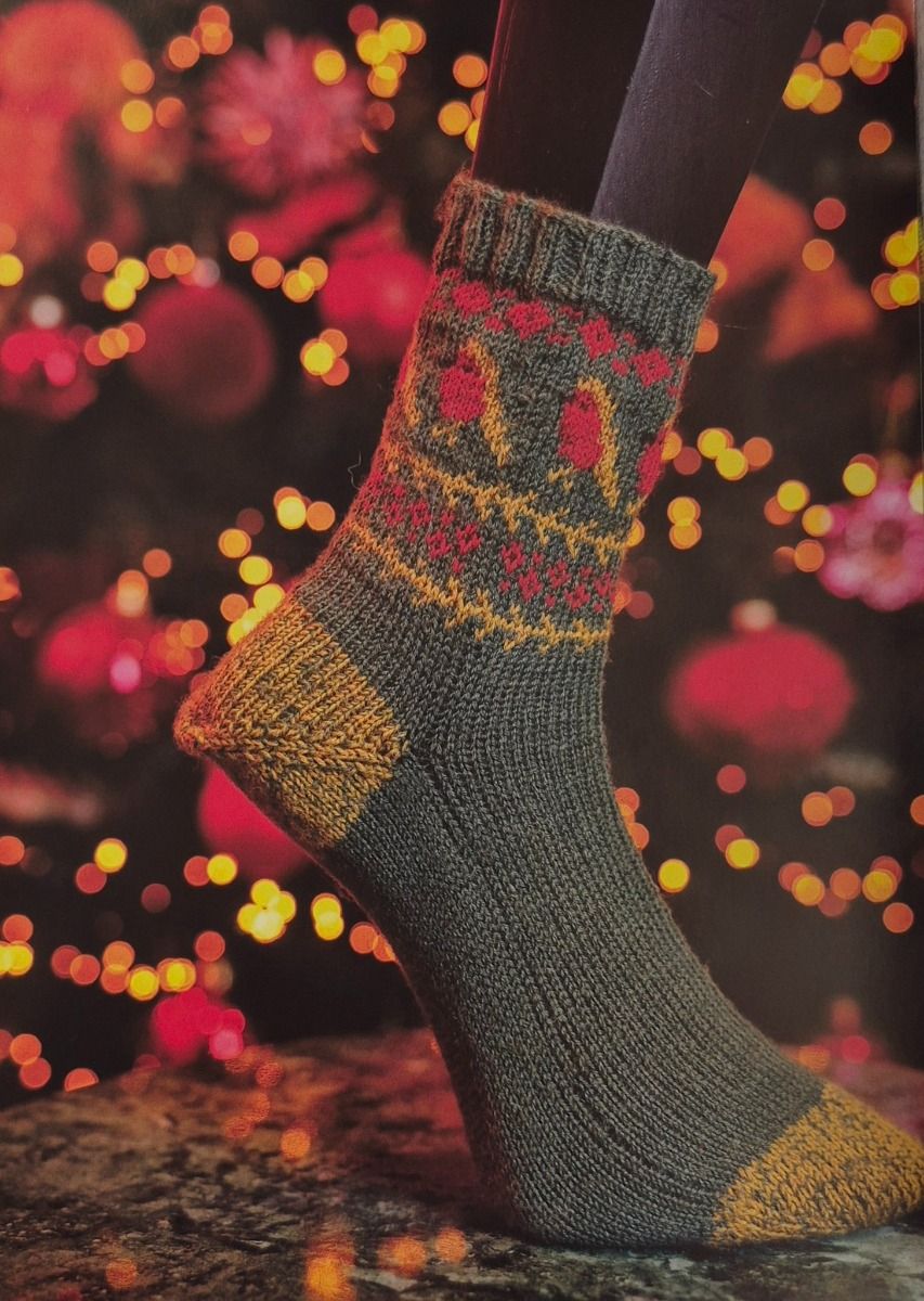 Chaussettes de Noël au tricot &amp; au crochet – Mr. Cey