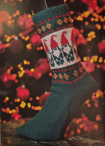 Chaussettes de Noël au tricot &amp; au crochet – Mr. Cey