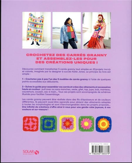Carrés Granny Trendy – 20 projets au crochet avec 5 modèles de granny