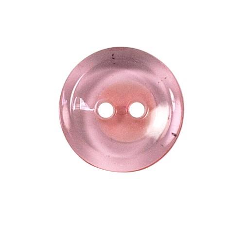 Bouton transparent  Ø22mm 2 trous