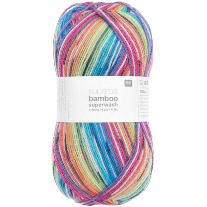 Socks Bamboo Rainbow – Fil à chaussettes doux et coloré