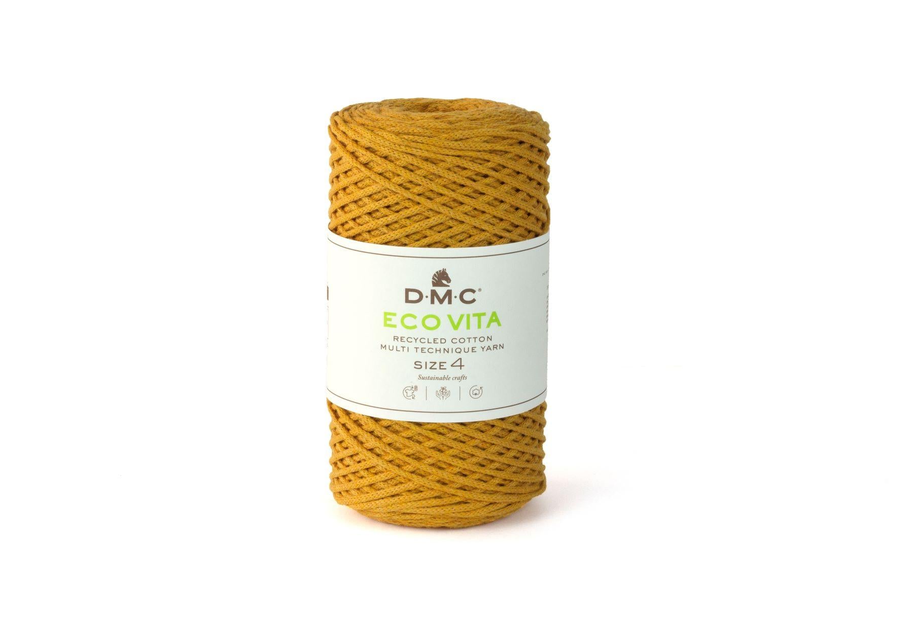 Nova Vita 4 DMC – Fil coton recyclé uni pour décoration et accessoires