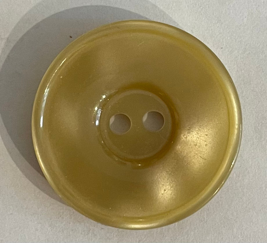 Grands boutons beiges Ø23mm 2 trous - Card 85B Polyester  - Sandra B