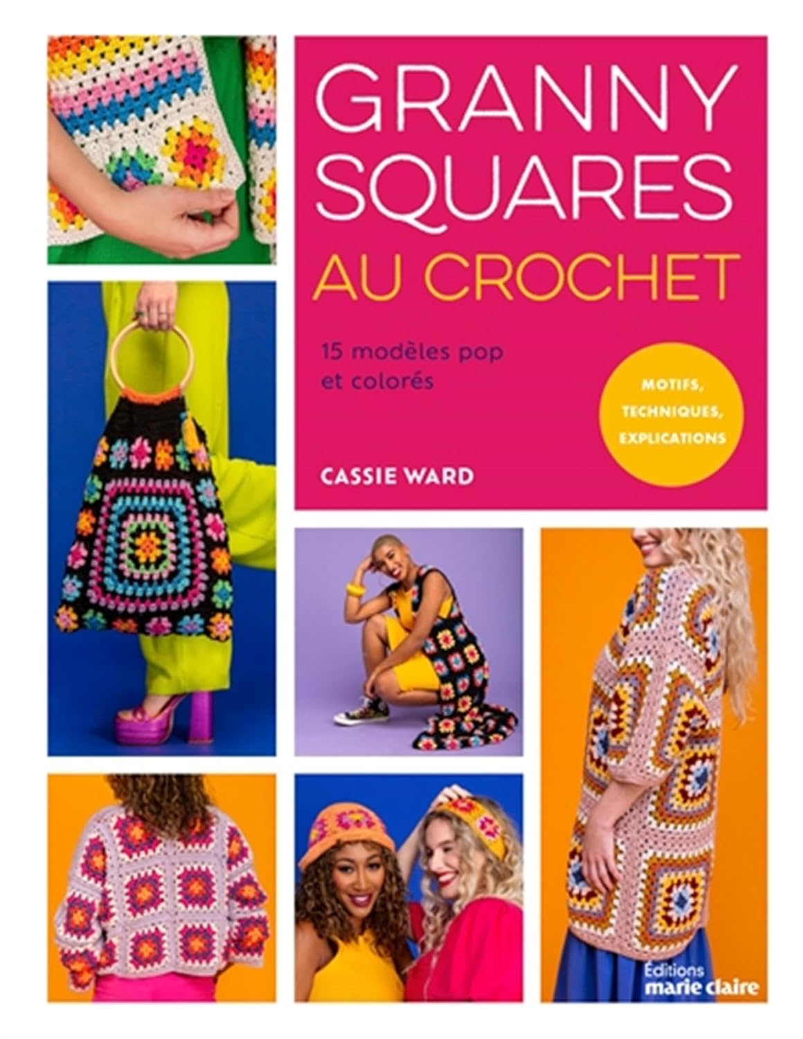 Granny Squares au crochet – 15 modèles pop et colorés