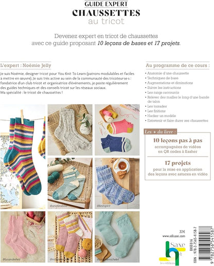 Guide expert chaussettes au tricot de Noémie Jelly @you.knit.to.learn