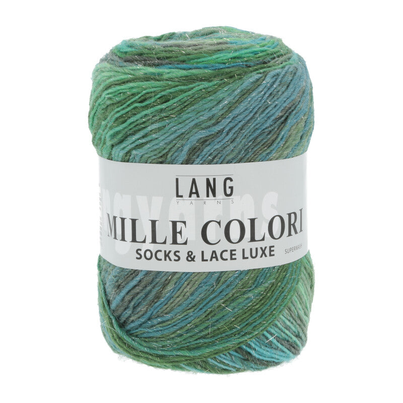 Mille Colori Socks &amp; Lace Luxe – Fil à chaussettes et châles aux mille couleurs