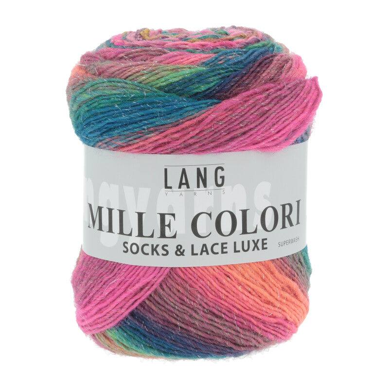 Mille Colori Socks &amp; Lace Luxe – Fil à chaussettes et châles aux mille couleurs