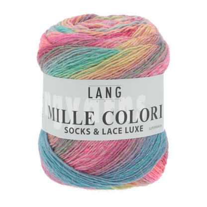Mille Colori Socks &amp; Lace Luxe – Fil à chaussettes et châles aux mille couleurs
