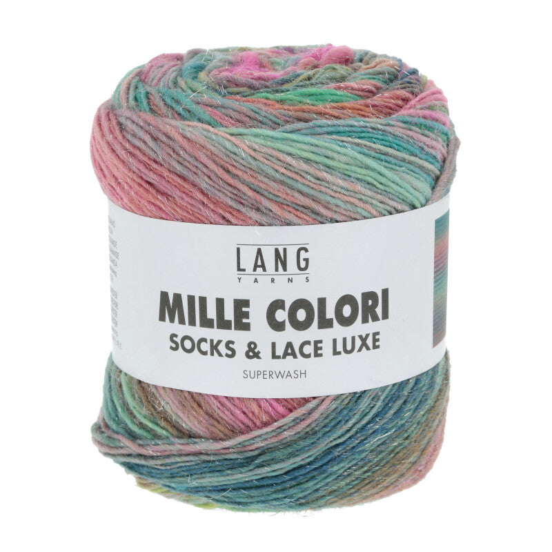 Mille Colori Socks &amp; Lace Luxe – Fil à chaussettes et châles aux mille couleurs