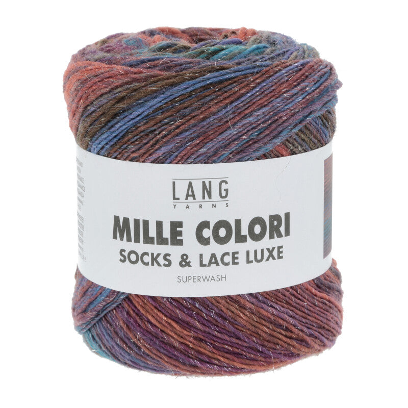 Mille Colori Socks &amp; Lace Luxe – Fil à chaussettes et châles aux mille couleurs