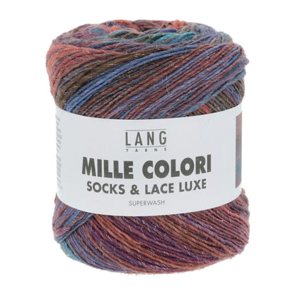 Mille Colori Socks &amp; Lace Luxe – Fil à chaussettes et châles aux mille couleurs
