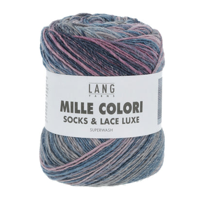 Mille Colori Socks &amp; Lace Luxe – Fil à chaussettes et châles aux mille couleurs
