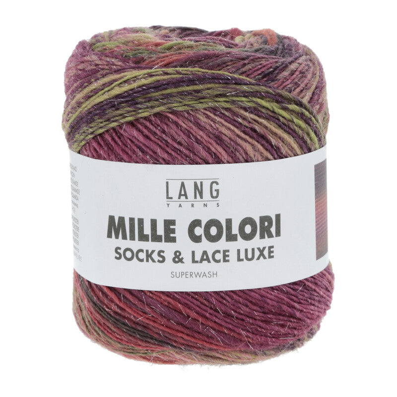 Mille Colori Socks &amp; Lace Luxe – Fil à chaussettes et châles aux mille couleurs
