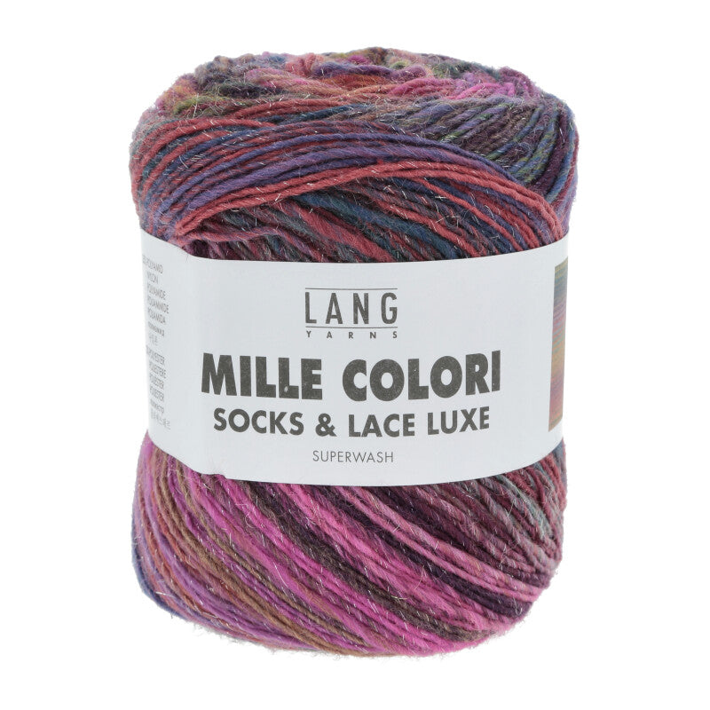 Mille Colori Socks &amp; Lace Luxe – Fil à chaussettes et châles aux mille couleurs